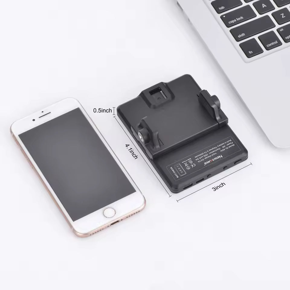 Clip-On Rechargeable Selfie Fill Light (Black)