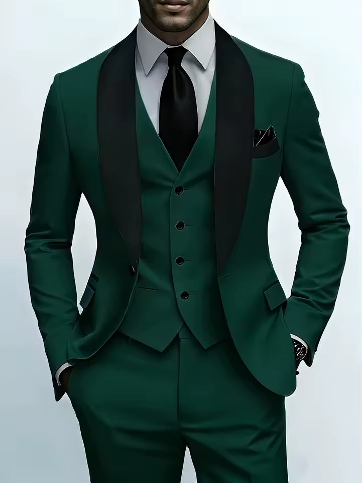 Men's 3-Piece Suit Set