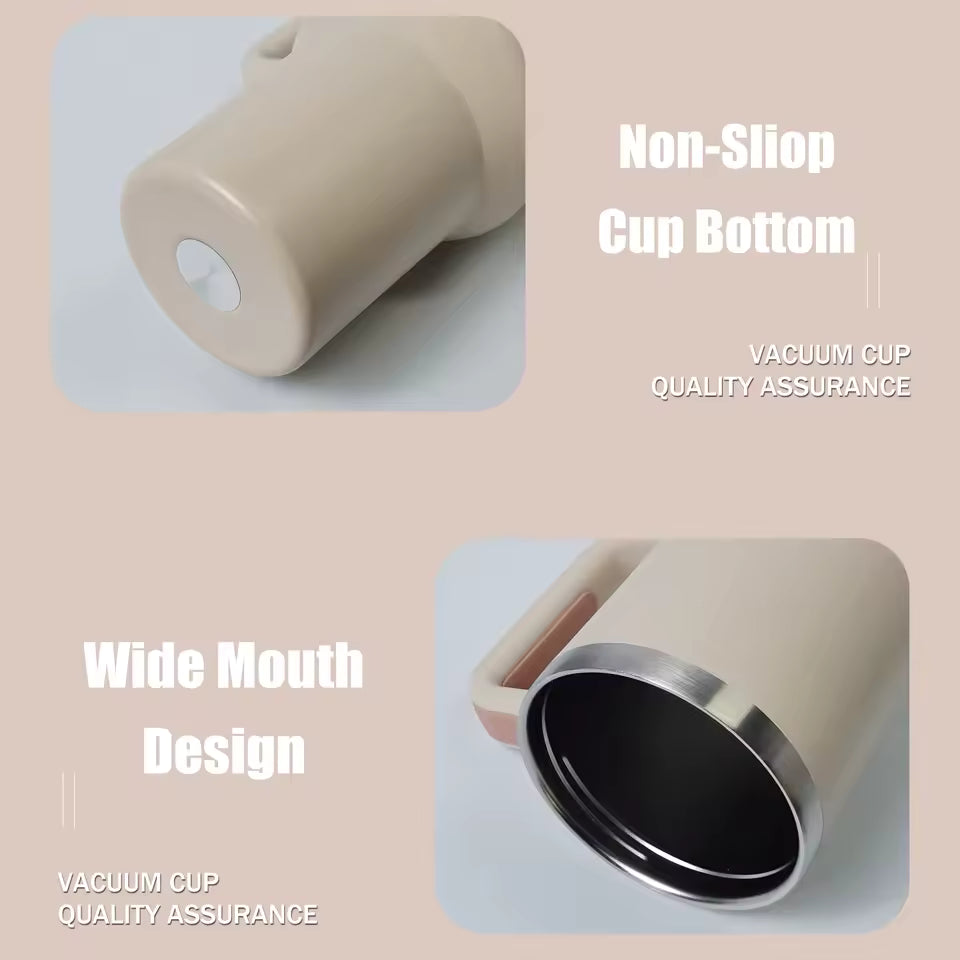 32oz/40oz Insulated Tumbler with Straw & Handle