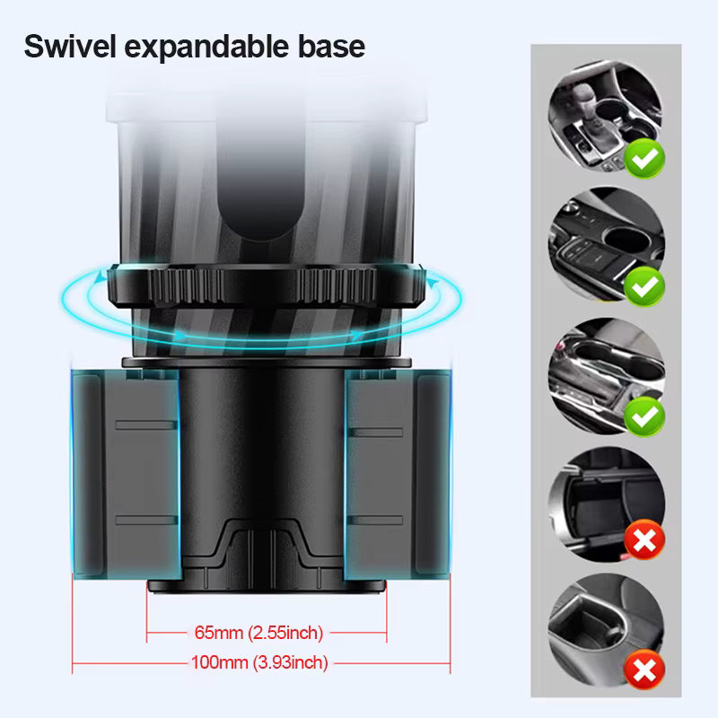 Smart Car Cup Holder with Temperature Control