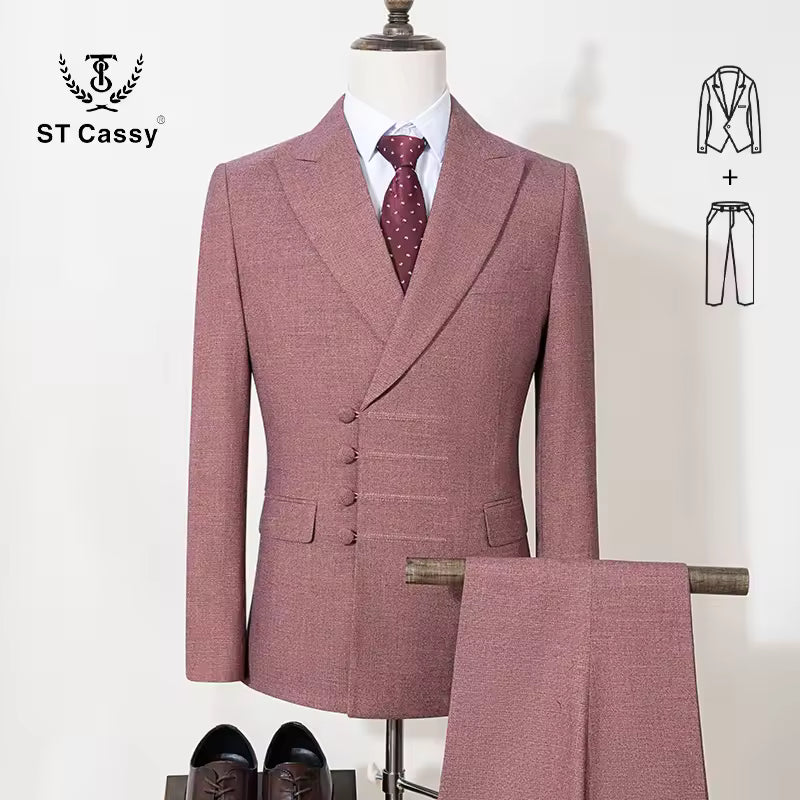 Men's Double-Breasted Suit