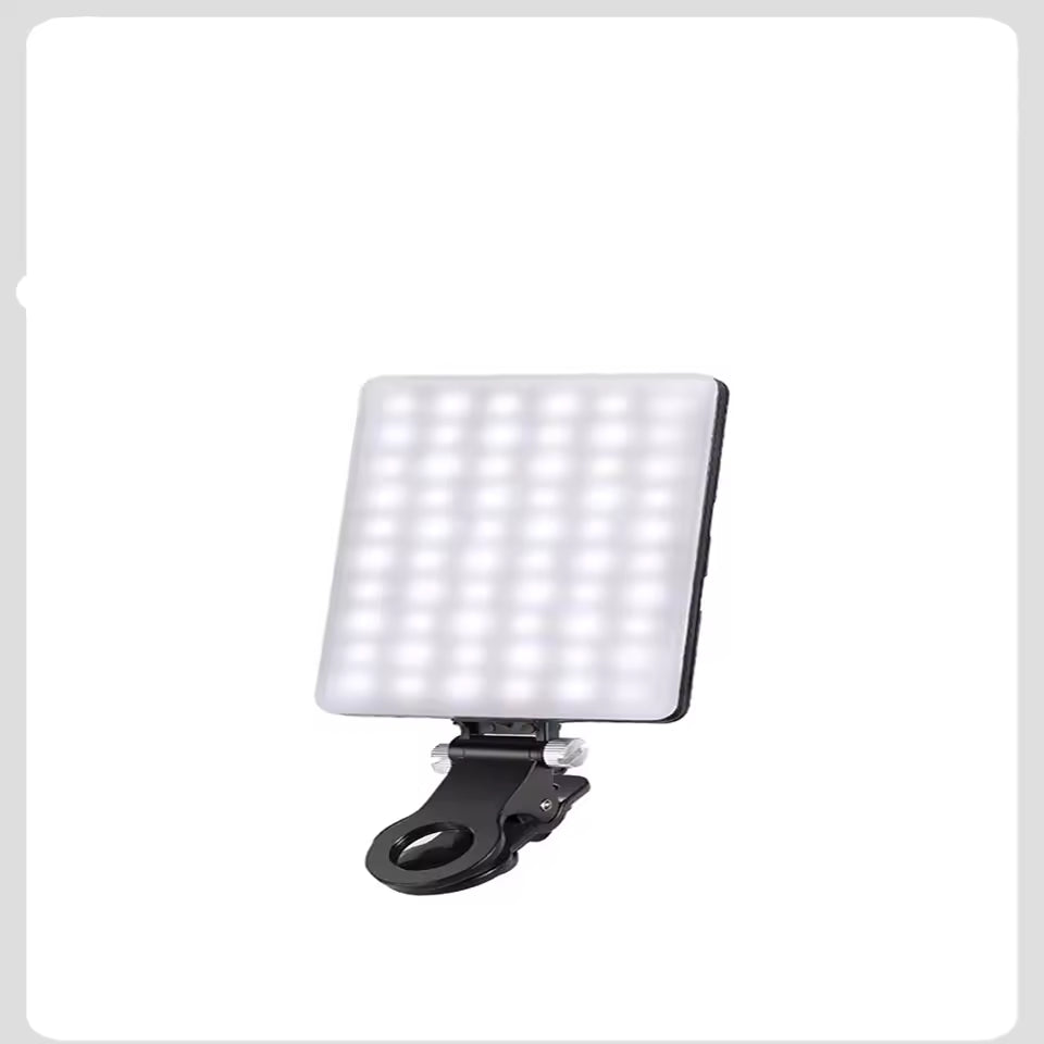 Clip-On Rechargeable Selfie Fill Light (Black)