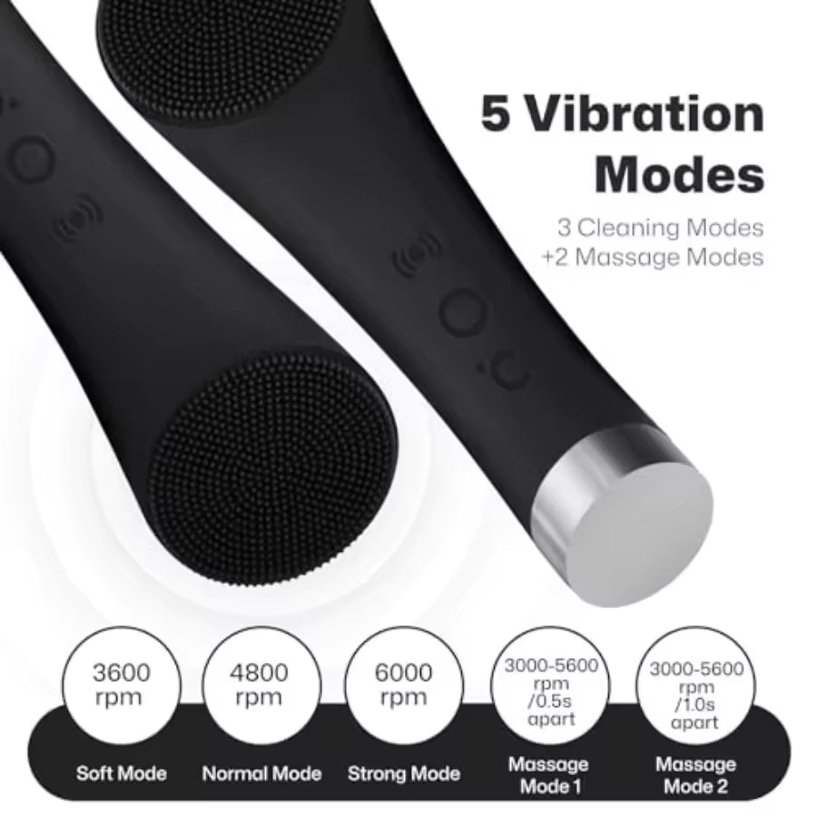 PRITECH Heatable Silicone Facial Cleansing Brush