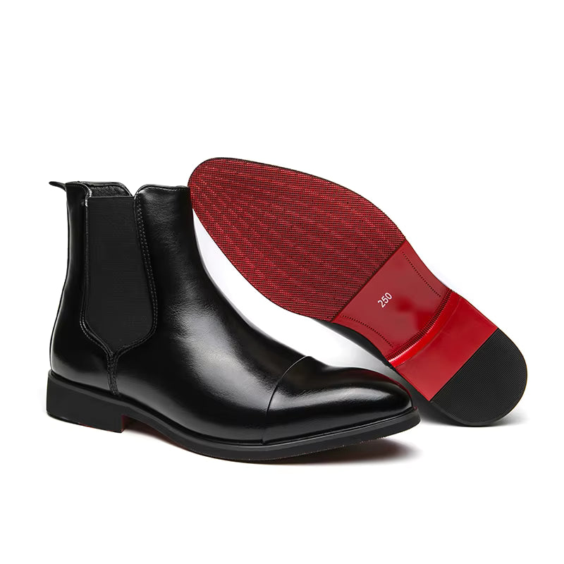 Men's Chelsea Kitten Heel Work Boots
