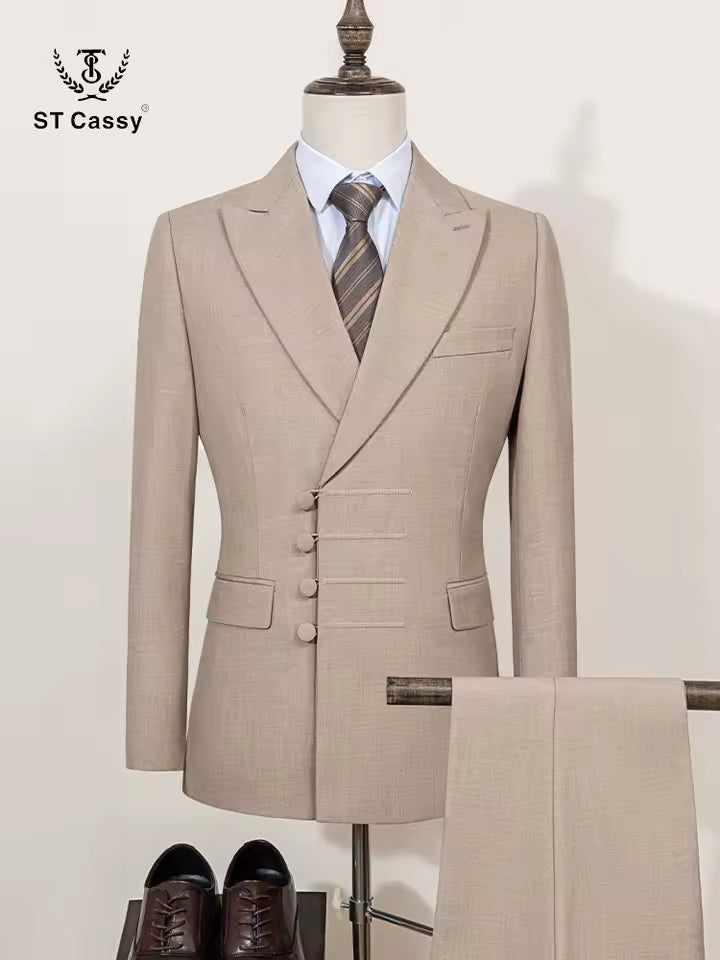 Men's Double-Breasted Suit