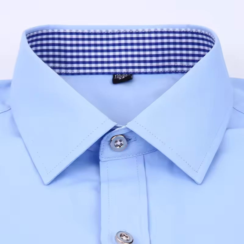 "Slim Fit French Cuff Men's Tuxedo Dress Shirt"