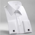 "Slim Fit French Cuff Men's Tuxedo Dress Shirt"