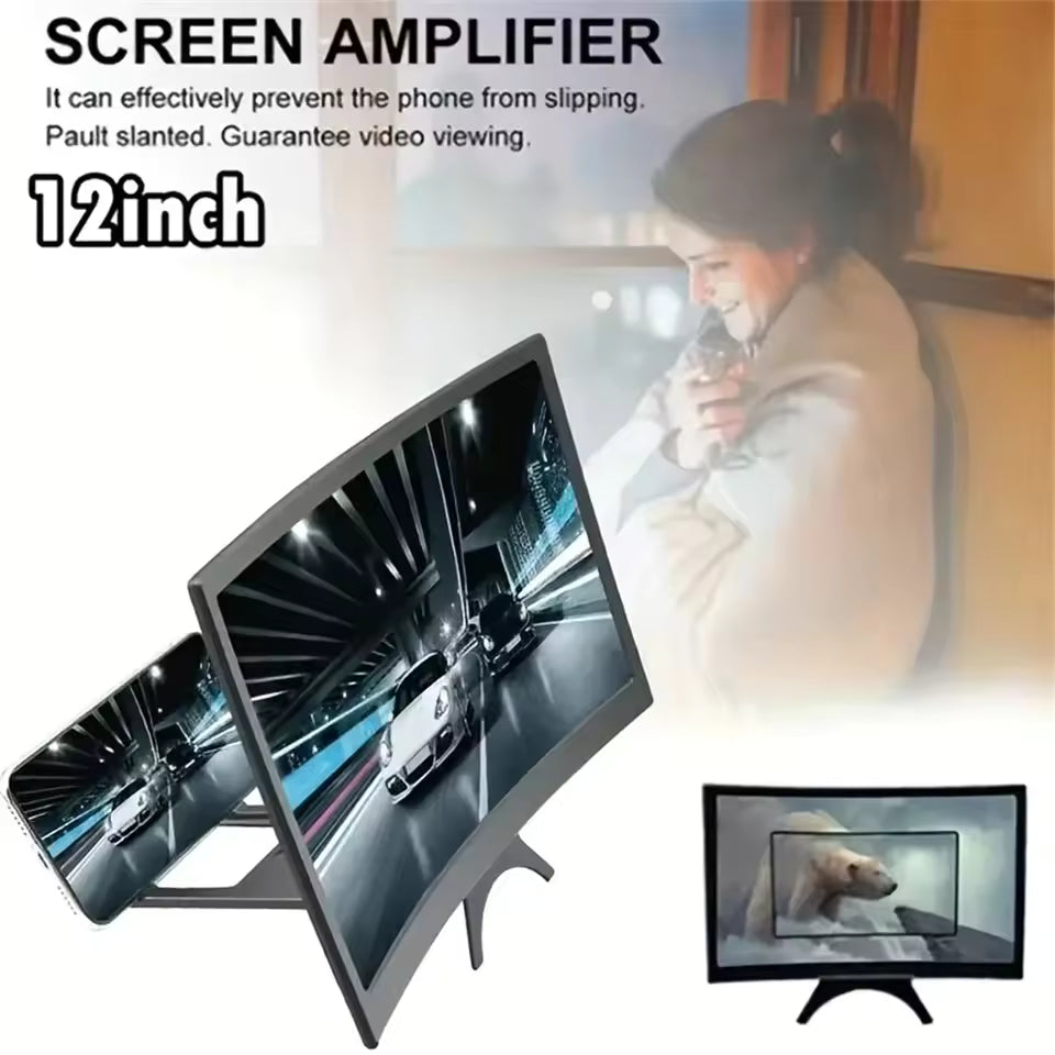 Mobile Phone Screen Magnifier 10" Stand