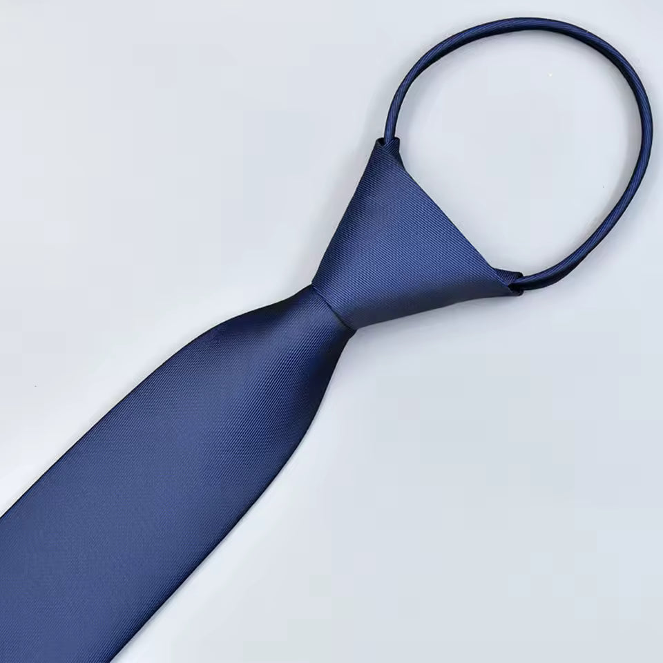 Men's Pre-Tied Zipper Necktie