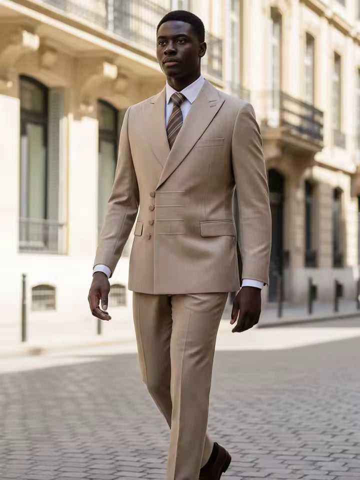 Men's Double-Breasted Suit