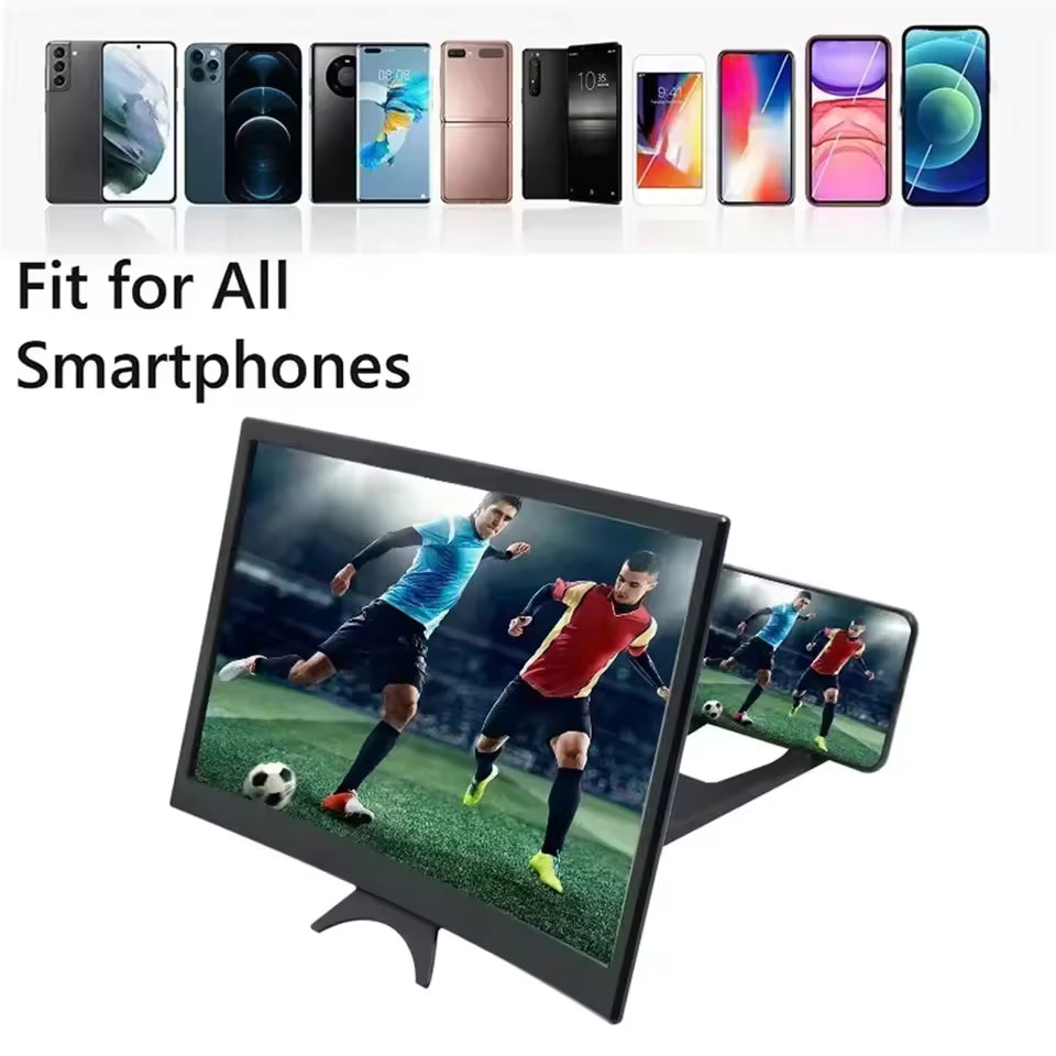 Mobile Phone Screen Magnifier 10" Stand